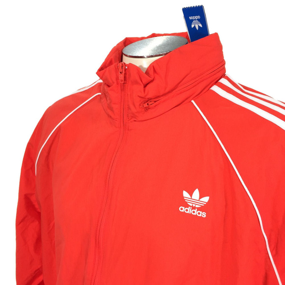 adidas originals hooded windbreaker jacket